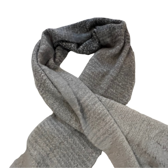 Anthropologie Mer Sea for Anthropologie Large Blanket Scarf Wrap Ombre gray OS - Picture 5 of 11